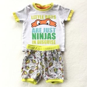 Ninja turtles matching summer set